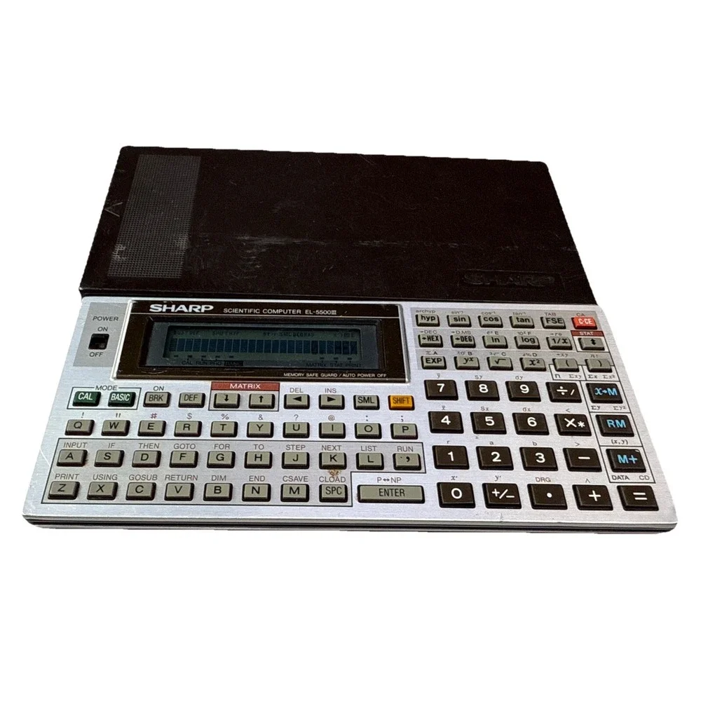 Sharp Scientific Pocket Computer EL-5500 III Tested New‎ Battery 4i